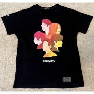 Mayday 2017 The Life Tour T Shirt Size XL Black
